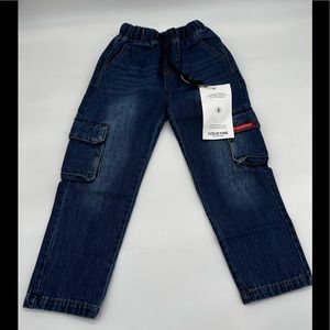 Kids unisex stretch waist jeans.  Age 4